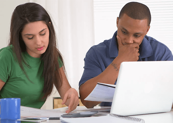 Couple Evaluating Finances