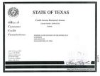 state of Texas business license